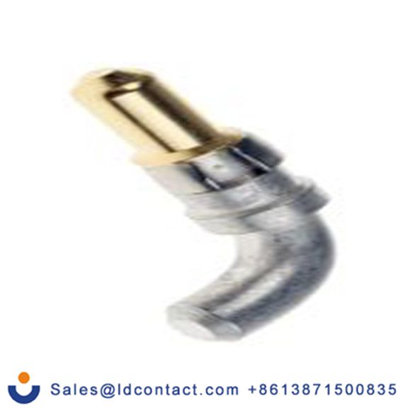 RS PRO,301-6941,背板连接器触点, 铜合金制 直角 RG174A/U, RG178B/U, 公, 最大接触电阻1 mΩ 金色, DIN 41612系列