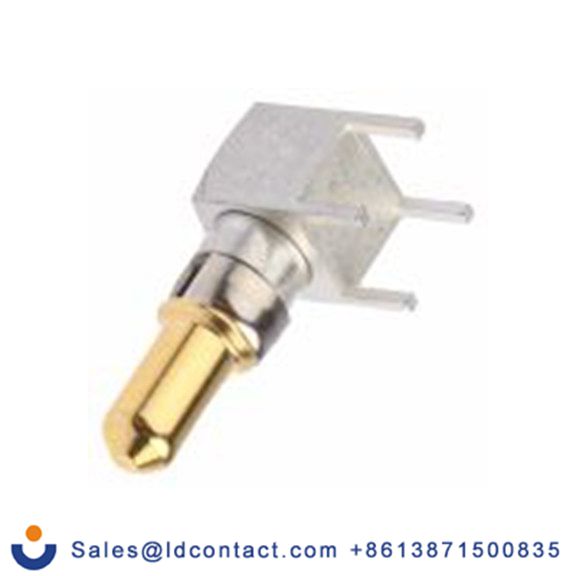 RS PRO,309-4042,背板连接器触点, 铜合金制 直角 RG178B/U, RG174A/U, 公, 最大接触电阻1 mΩ 金色, DIN 41612系列