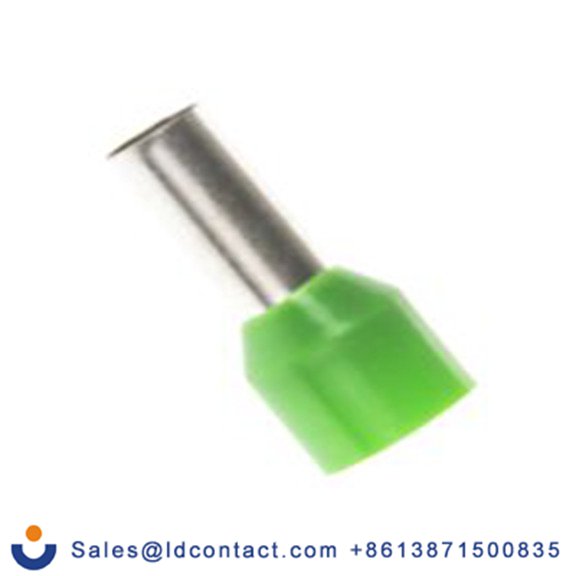 RS PRO,311-7892,绝缘 压接靴带套圈, 绿色, Φ6.2 mm x 12 mm引脚, 最大电线尺寸 6 AWG, 总长22 mm