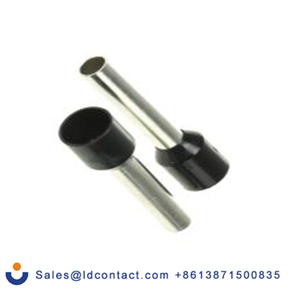 RS PRO,311-7965,绝缘 压接靴带套圈, 黑色, Φ3.9 mm x 18 mm引脚, 最大电线尺寸 10 AWG, 总长26.5 mm