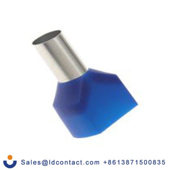 RS PRO,311-8025,绝缘 压接靴带套圈, 蓝色, Φ8.7 mm x 14 mm引脚, 最大电线尺寸 6 AWG, 总长32.3 mm