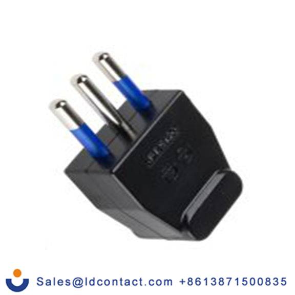 RS PRO,314-3627,意大利 电源连接器, 250 V ac 10A, 电缆安装, L型 热塑性塑料, 灰色 螺钉