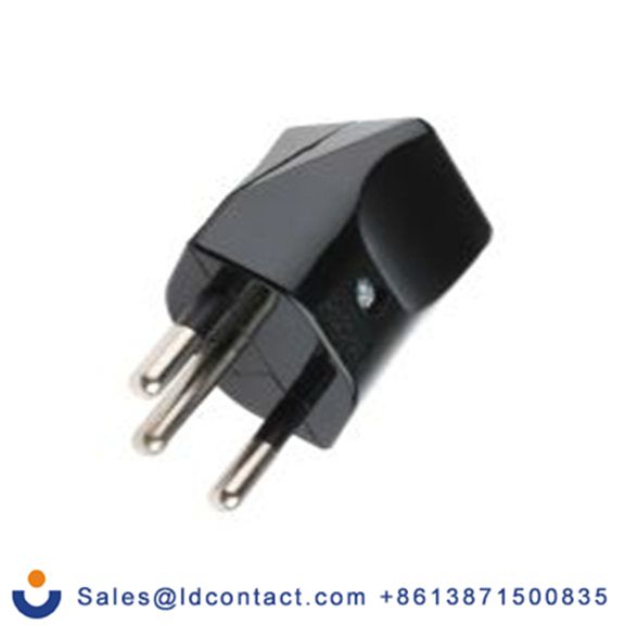 RS PRO,314-3649,瑞士 电源插头, 250 V 10A, 电缆安装, J 型 热塑性塑料, 黑色 螺钉