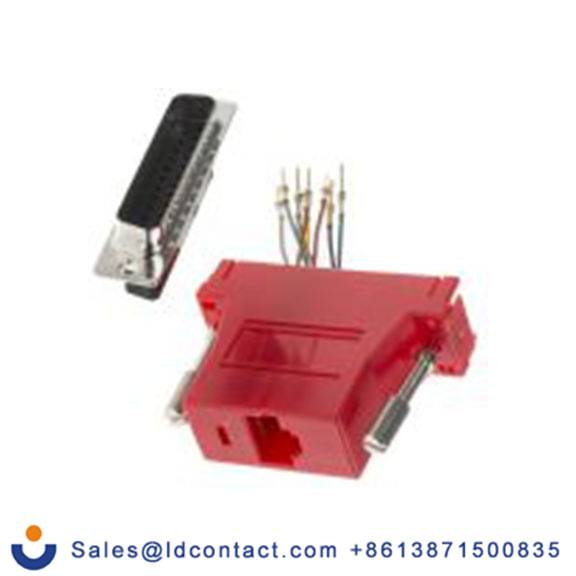 RS PRO,314-8127,D-Sub 适配器 公, 25路D-Sub 公转RJ45 母插, 公安装 母插