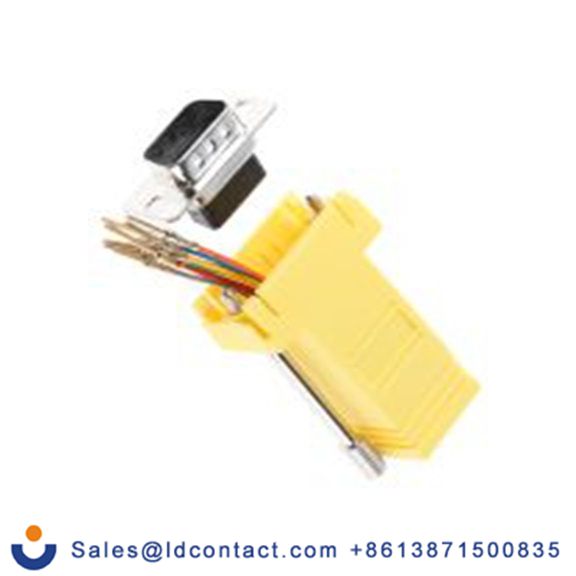 RS PRO,314-8228,D-Sub 适配器 公, 9路D-Sub 公转RJ45 母插, 公安装 母插