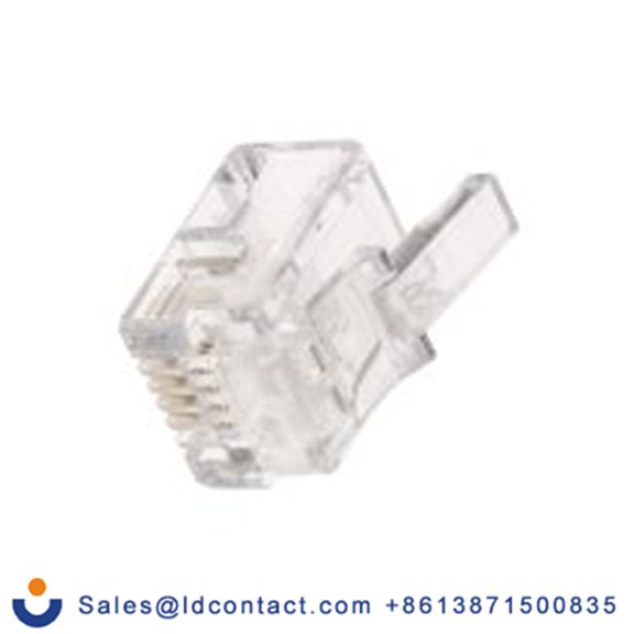 RS PRO,331-6342,RJ11 公, 电缆安装 RJ11 连接器, 1口, 6路, 直向 6/4系列