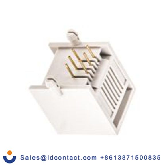 RS PRO,331-6421,RJ11 母插, PCB安装 RJ11 连接器, 1口, 6路, 直角 MTC系列