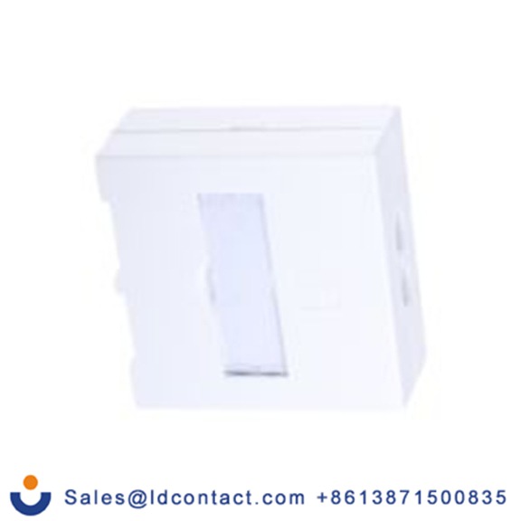 RS PRO,387-3924,6 类, 成角度插入 双口 插座 RJ45接口, 2路, 表面 屏蔽双绞线 (STP) 表面安装插座接口x23.3 mmx23.3 mm 系列