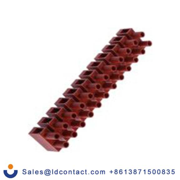 RS PRO,464-9788,非熔断型端子排, 12路, 10 mm节距, 400 V 24A, 线规2.5 mm², 通孔安装, 天然色 螺钉