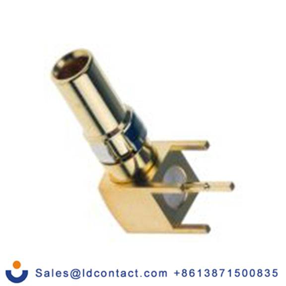 RS PRO,477-7322,背板连接器触点, 铜合金制 直角 RG178B/U, RG174A/U, 公, 最大接触电阻2.7 mΩ 金色, FDE系列