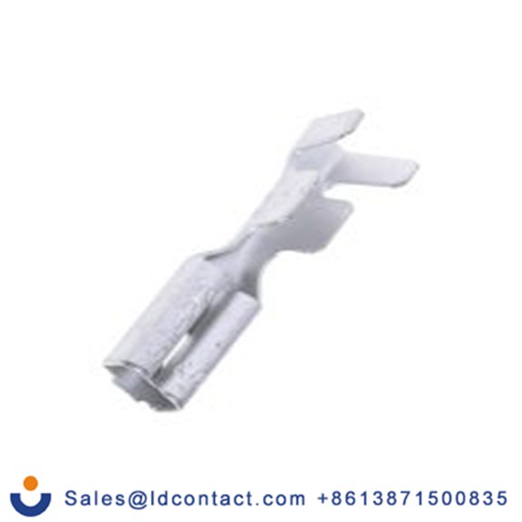 RS PRO,488-1213,非绝缘 压接端子 母插, 2.8 x 0.5 mm接片, 银色 插簧端子, 镀锡 22 AWG 黄铜触点, 最大线规16 AWG 605系列