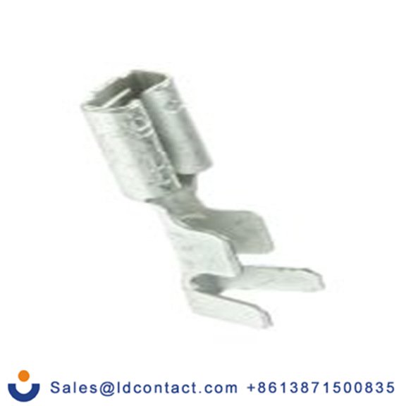 RS PRO,488-1257,非绝缘 压接端子 母插, 2.8 x 0.8 mm接片, 银色 插簧端子, 镀锡 22 AWG 黄铜触点, 最大线规16 AWG 605系列