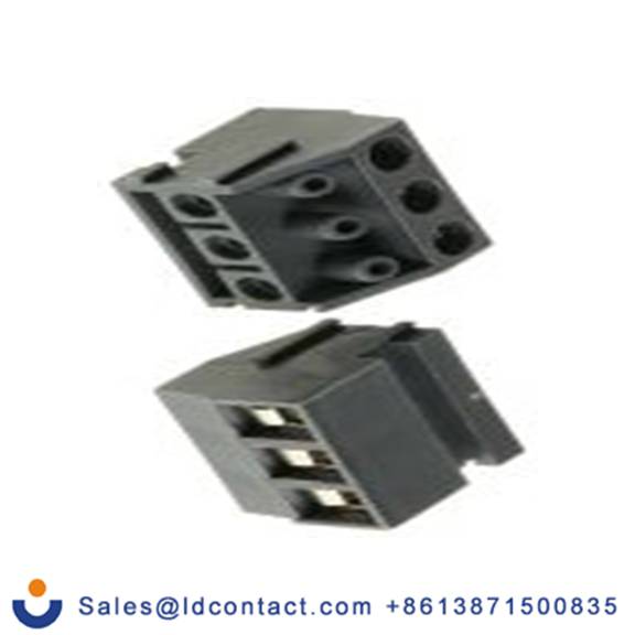 RS PRO,494-8855,PCB端子排, 3p, 5mm间距, 10A, 300 V, THT安装, 螺钉端接, 直向, 灰色