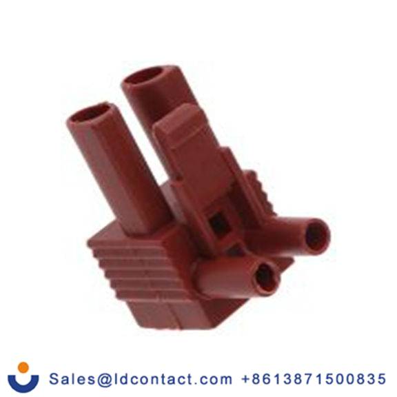 RS PRO,495-6187,非熔断型端子排, 2路, 400 V 16A, 线规2.5 mm², 电缆安装, 棕色 螺钉