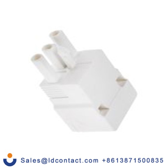 RS PRO,495-6250,非熔断型端子排, 3路, 400 V 16A, 线规2.5 mm², 电缆安装, 白色 螺钉