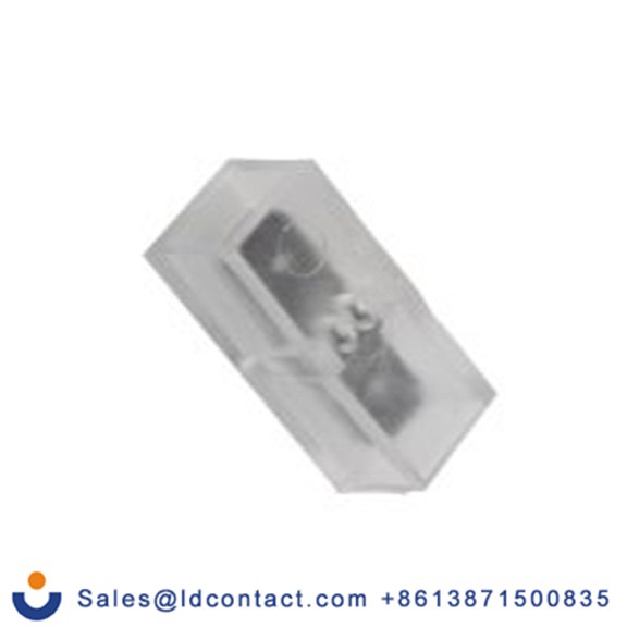 RS PRO,510-4725,绝缘 压接端子 公, 6.35 x 0.8 mm接片, 透明 插簧端子, 乙烯基绝缘, 镀镍 黄铜触点 系列