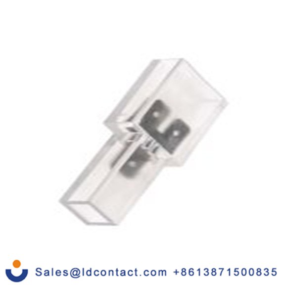 RS PRO,510-4731,绝缘 压接端子 公, 6.35 x 0.8 mm接片, 透明 插簧端子, 乙烯基绝缘, 镀镍 黄铜触点 系列