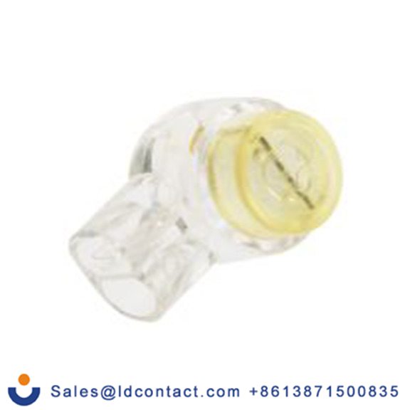 RS PRO,510-4775,接头连接器, 对接, 白色, 黄色, Φ7.9 mm, 绝缘, 12.5 mm总长, UY系列 22 AWG