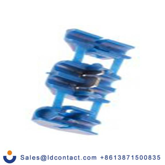 RS PRO,510-4911,接头连接器, 水龙头, 蓝色, Φ35 mm, 绝缘, 34 mm总长, 878108系列 14 AWG