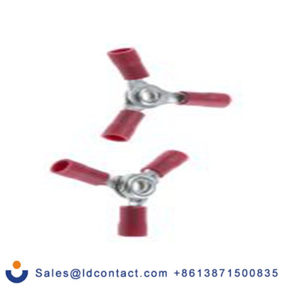 RS PRO,510-4955,绝缘 铜 环形端子, Φ4 mm内环 22 AWG, 4 mm螺栓, 红色 16 AWG, -40 °C至75 °C