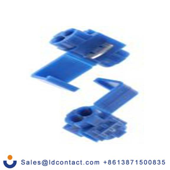 RS PRO,510-5330,接头连接器, 水龙头, 蓝色, Φ20 mm, 绝缘, 27 mm总长, 镀锡触点, 878101系列 14 AWG