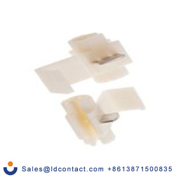 RS PRO,510-8755,接头连接器, 水龙头, 白色, Φ20 mm, 绝缘, 27 mm总长, 878101系列 14 AWG