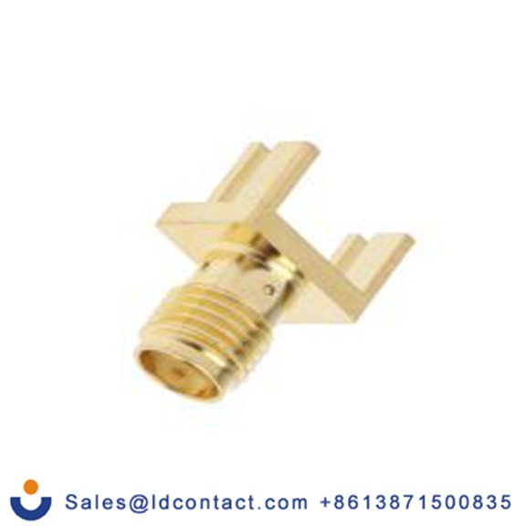RS PRO,526-5763,SMA 连接器 母插, 50 Ω, 边缘安装, 直向 SMA系列 焊接