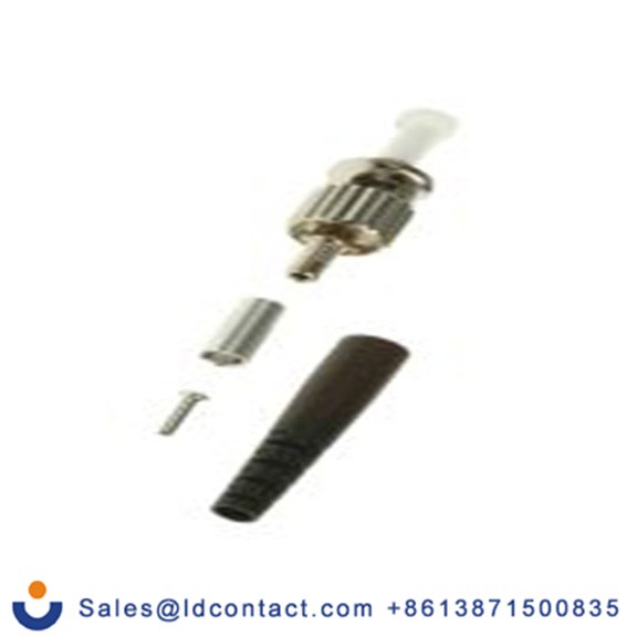 RS PRO,536-8115,ST 光纤连接器, 多模, 125 μm光纤尺寸, 2dB插入损耗, 单工, PC抛光, 黑色