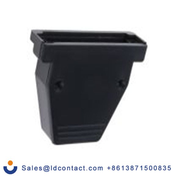 RS PRO,544-3446,37针 D-Sub 底壳, 聚乙烯对苯二酸盐壳体, D-Sub 底壳连接器 直向, C尺寸 应力消除, 黑色, O69系列