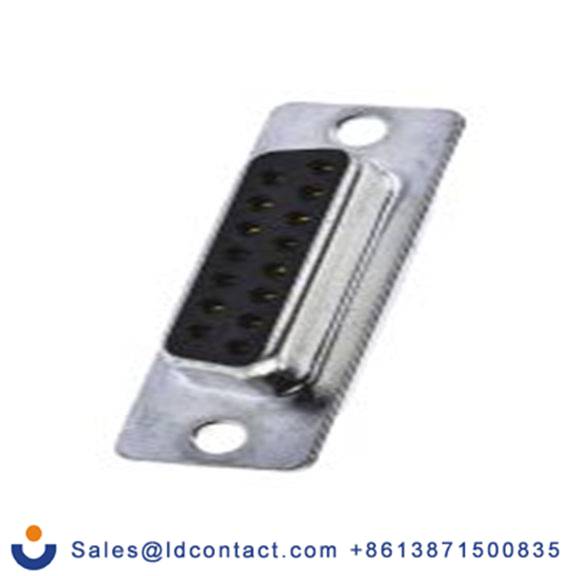 RS PRO,544-3799,15针 D-SUB 直向 2.77 mm间距, 面板安装 D-sub 连接器, 500 V 母插 3.05mm 通孔