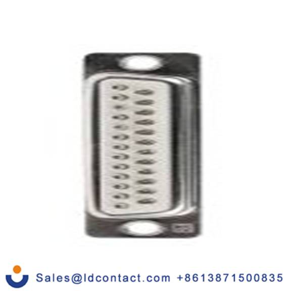 RS PRO,544-3828,25针 D-SUB 直向 2.77 mm间距, 面板安装 D-sub 连接器, 500 V 母插 3.05mm 通孔