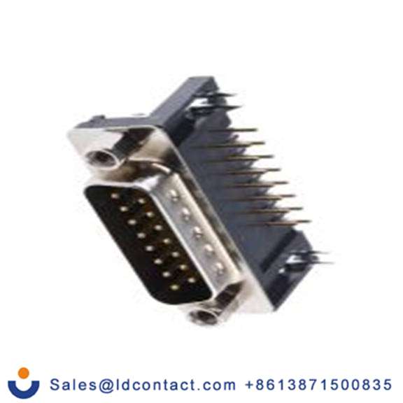 RS PRO,544-3963,15针 D-SUB 直角 2.77 mm间距, 通孔安装 D-sub 连接器, 250 V 公 4 至 40 UNC