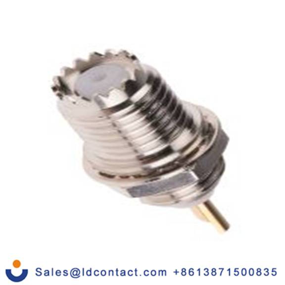 RS PRO,546-2548,UHF 连接器 母插, 50 Ω, 电缆安装, 直向, 用于RG58线 UHF系列 焊接