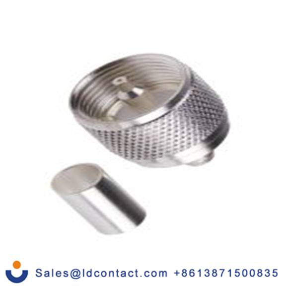 RS PRO,546-2611,UHF 连接器 公, 75 Ω, 电缆安装, 直向, 用于RG59线 UHF系列 压接