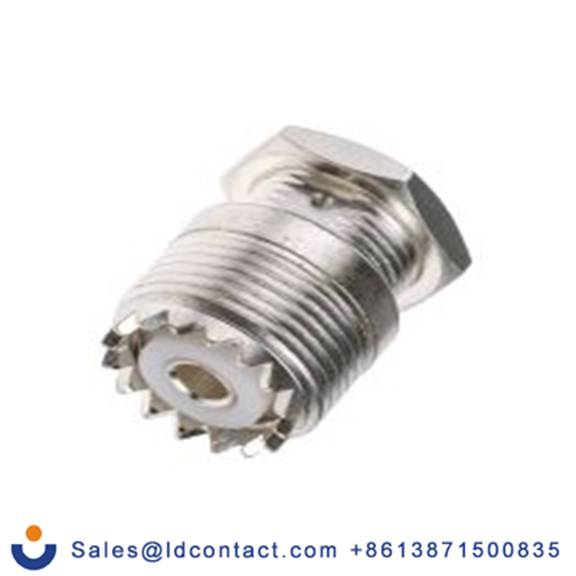 RS PRO,546-2627,UHF 连接器 母插, 50 Ω, 面板安装, 直向, 用于RG58/U线 UHF系列 焊接