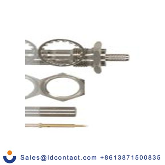 RS PRO,546-2784,BNC 连接器 母插, 50 Ω, 面板安装, 直向 BNC系列 压接