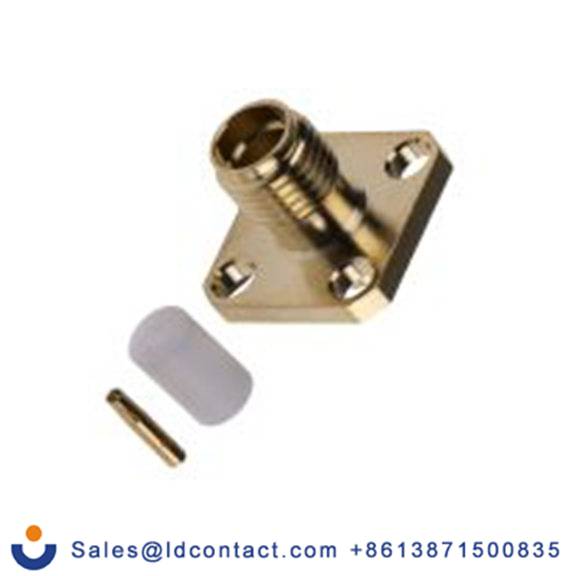 RS PRO,546-3175,SMA 连接器 母插, 50 Ω, 法兰安装, 直向, 用于RG405线 SMA系列 焊接