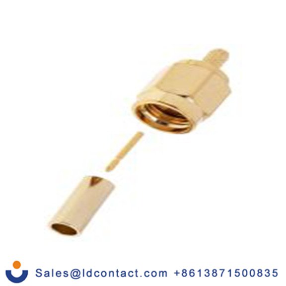 RS PRO,546-3210,SMA 连接器 公, 50 Ω, 电缆安装, 直向, 用于RG-174U线 SMA系列 压接