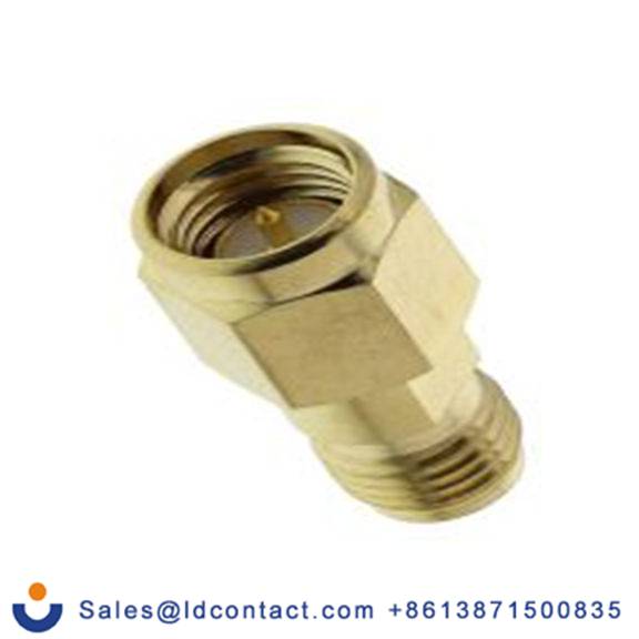 RS PRO,546-3298,射频适配器, 直向, 50 Ω阻抗 公, 18 GHz, 镀镍 母插 铍铜合金触芯