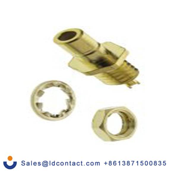 RS PRO,546-3383,SMB 连接器 公, 50 Ω, 面板安装, 直向, 用于RG174A/U线 SMB系列 焊接