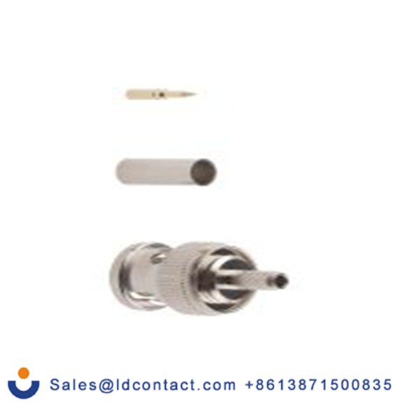 RS PRO,546-3686,BNC 连接器 公, 75 Ω, 电缆安装, 直向, 用于BT 3002线 BNC系列 压接