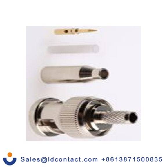 RS PRO,546-3737,BNC 连接器 公, 50 Ω, 电缆安装, 直向, 用于RG179/U线 BNC系列 压接