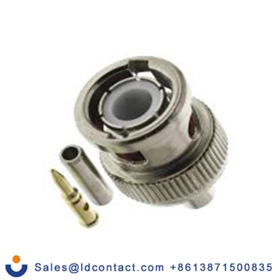 RS PRO,546-3793,BNC 连接器 公, 50 Ω, 电缆安装, 直向, 用于RG178/U线 BNC系列 压接