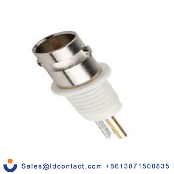 RS PRO,546-3995,BNC 连接器 母插, 75 Ω, 面板安装, 直向 BNC系列 焊接