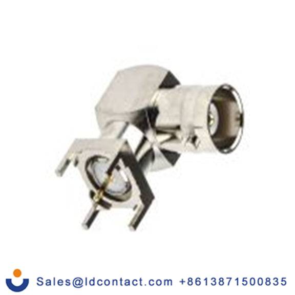 RS PRO,546-4049,BNC 连接器 母插, 50 Ω, PCB安装, 直角 BNC系列 焊接