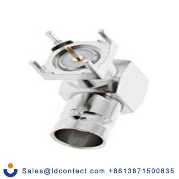 RS PRO,546-4061,BNC 连接器 母插, 75 Ω, PCB安装, 直角 BNC系列 焊接