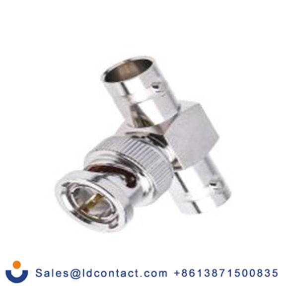 RS PRO,546-4106,射频适配器, T, 75 Ω阻抗 母插, 镀金色 公 黄铜触芯