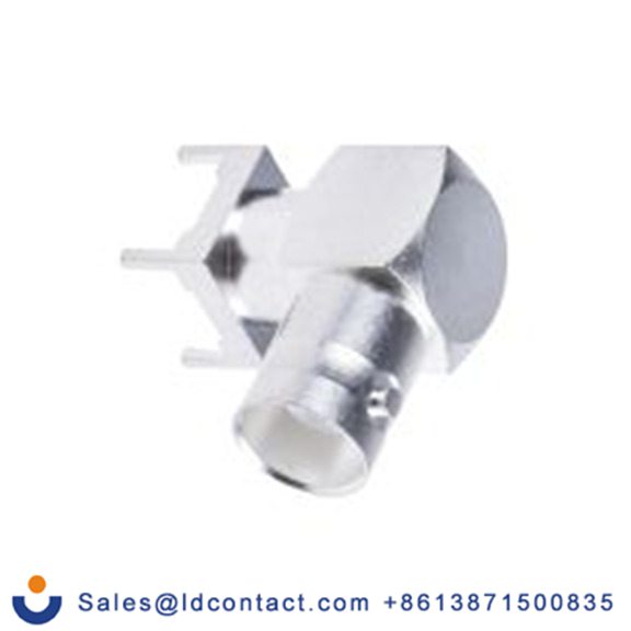 RS PRO,546-4516,BNC 连接器 母插, 50 Ω, PCB安装, 直角 BNC系列 焊接