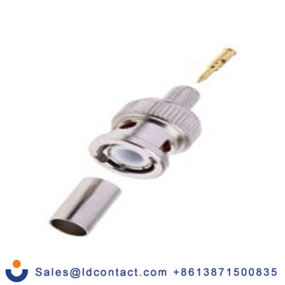 RS PRO,546-4869,BNC 连接器 公, 75 Ω, 电缆安装, 直向, 用于RG59线 BNC系列 压接