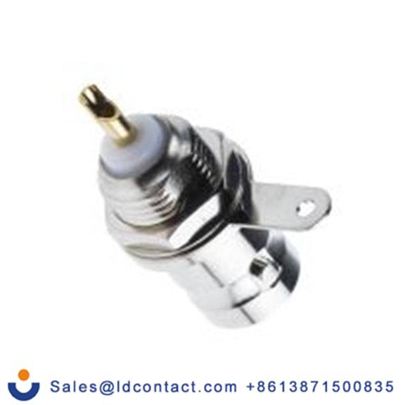 RS PRO,546-4904,BNC 连接器 母插, 75 Ω, 面板安装, 直向, 用于同轴线 BNC系列 焊接